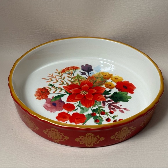 The Pioneer Woman
Stoneware 9.5" Pie Pan
Baking Dish Winter Bouquet
Poinsettia - Picture 3 of 6